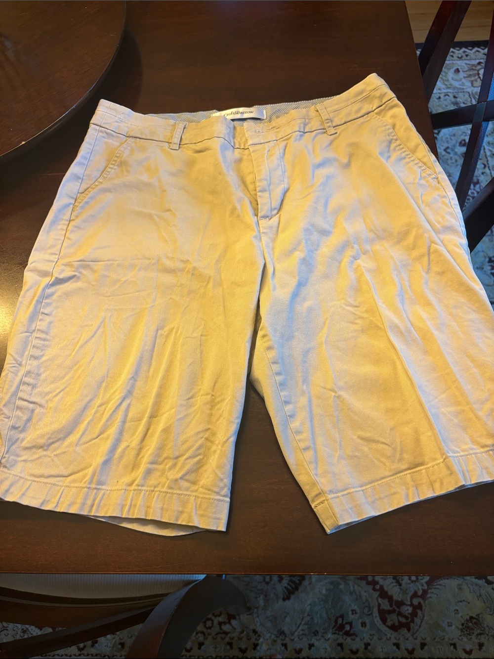 croft & barrow Light Tan Bermuda Shorts